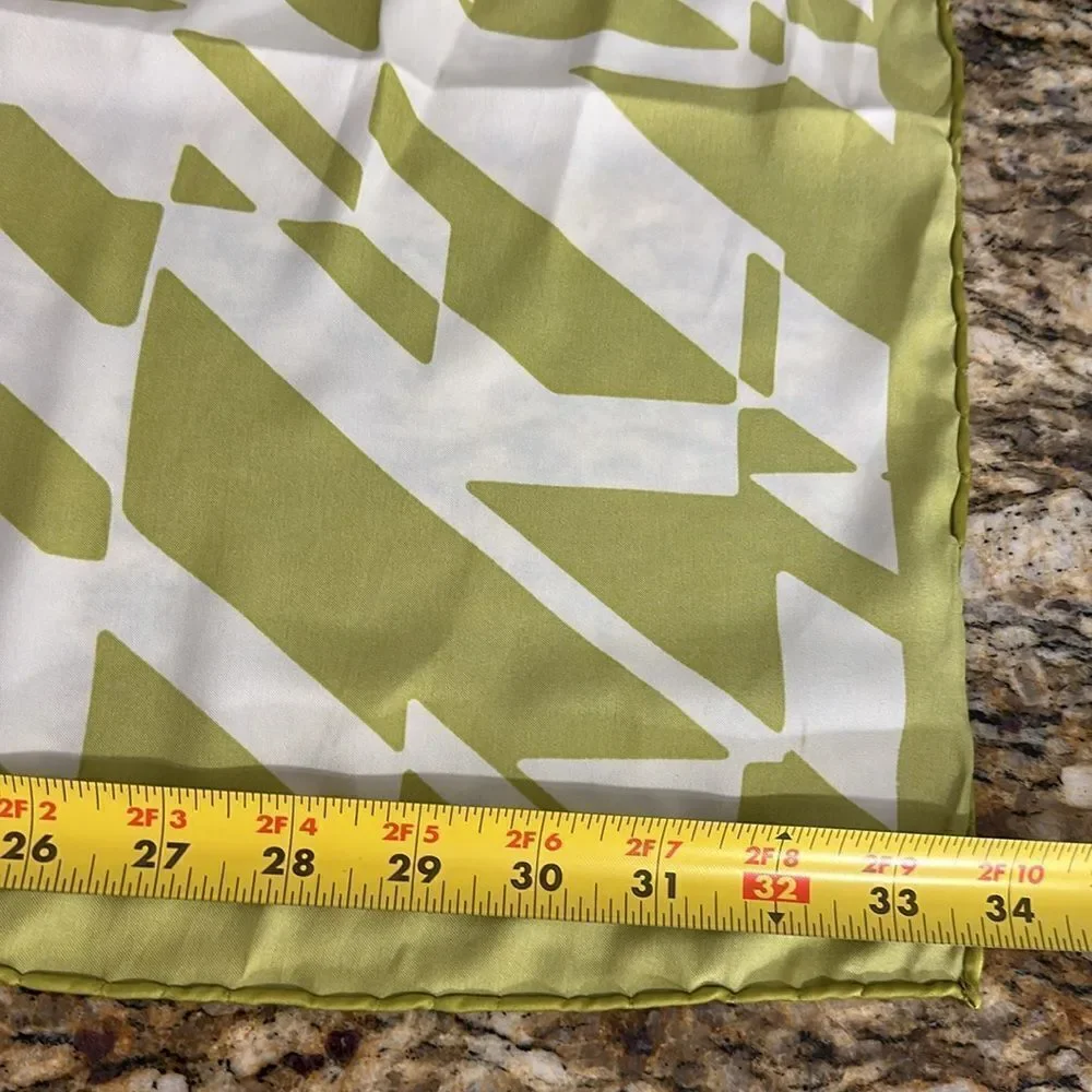 Aker Sport Geo Print Satin Square Hijab Scarf 33.2 x 33.5